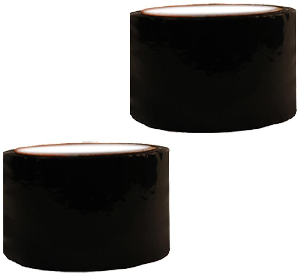 

VCR Black Color Tape - 50 Meters in Length - 72mm 3 Width - 2 Rolls Per Pack