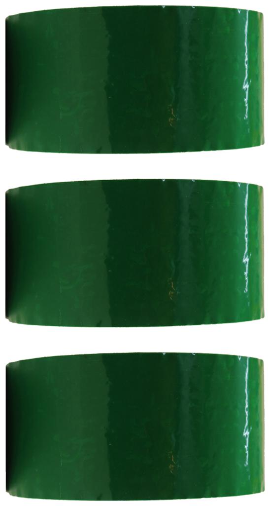 

VCR Green Color Tape - 50 Meters in Length - 48mm 2 Width - 3 Rolls Per Pack