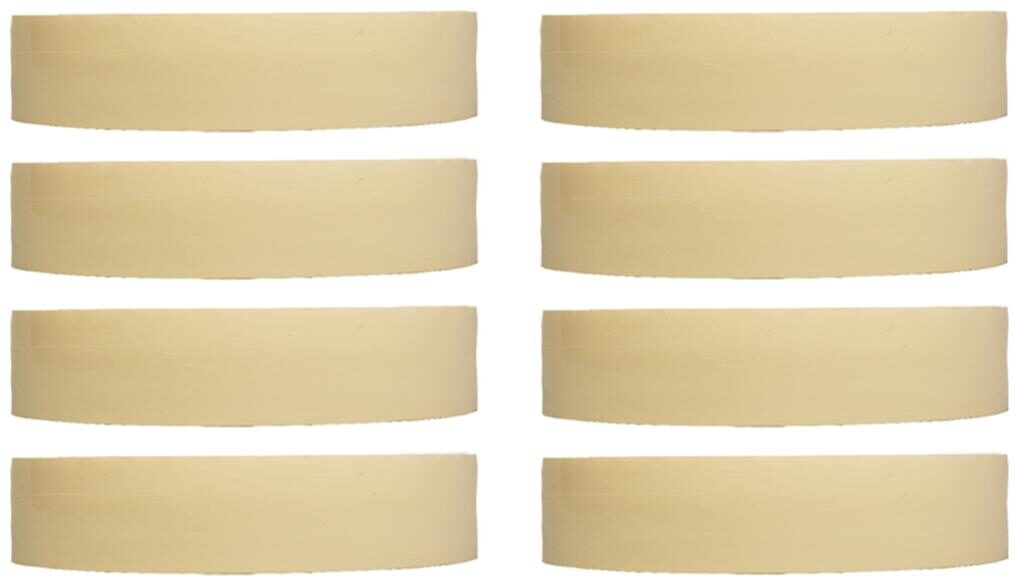 

VCR White Color Tape - Milky - 50 Meters in Length - 18mm 0 75 Width - 8 Rolls Per Pack