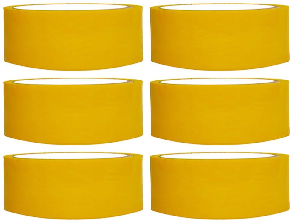 

VCR Yellow Floor Marking Tape - 23 Meters in Length 48mm 2 Width - 6 Rolls Per Pack
