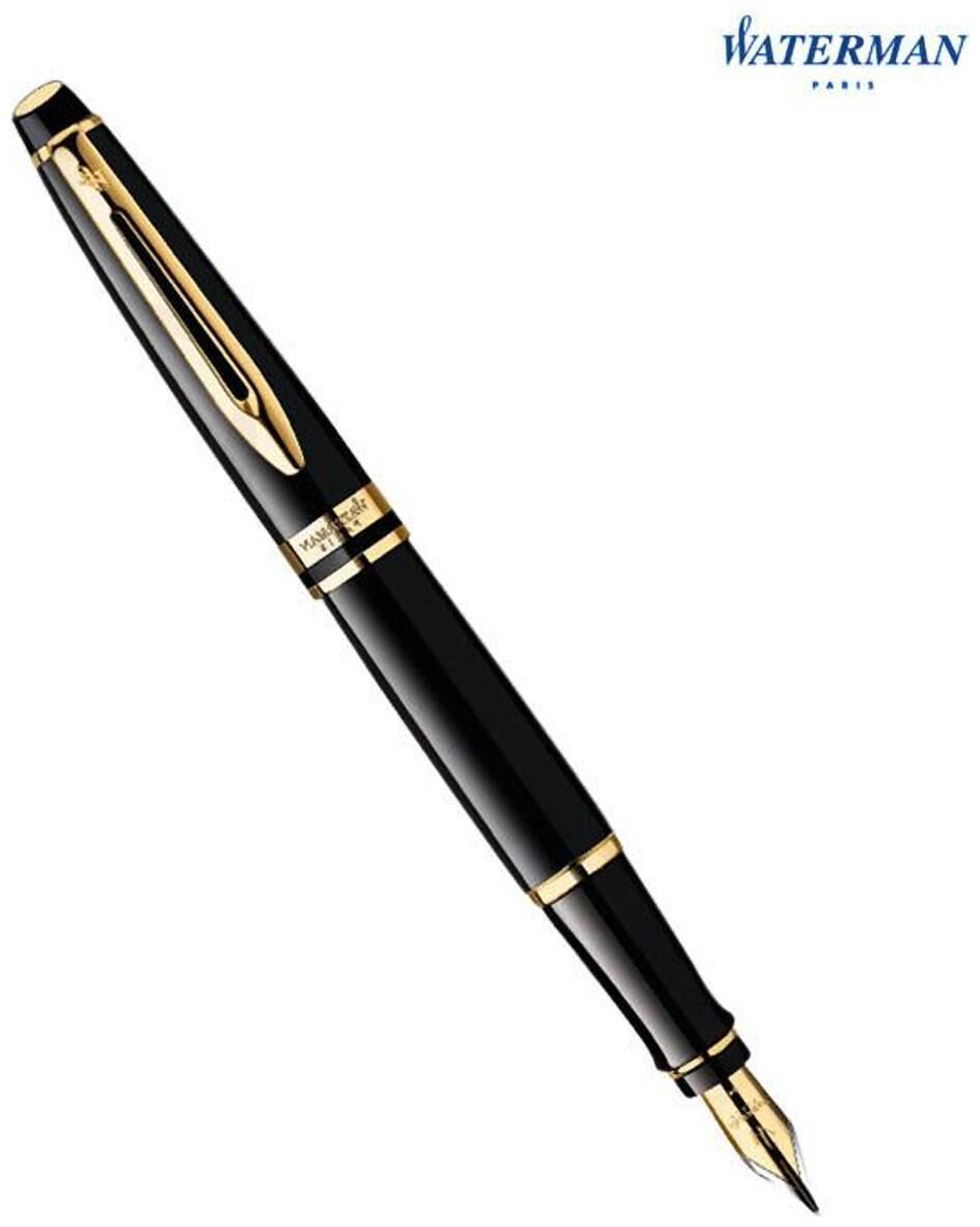 

Waterman Expert Black GT FP Pen(Medium Nib)