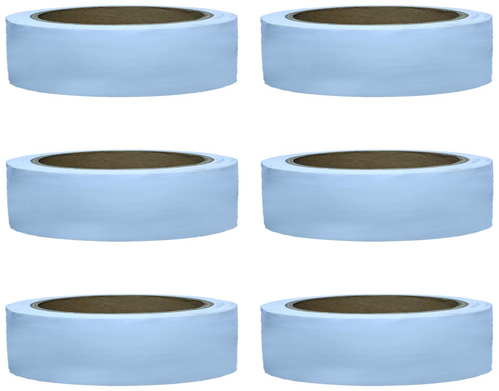 

VCR White Duct Tape - 18 Meters in Length 24mm 1 Width - 6 Rolls Per Pack