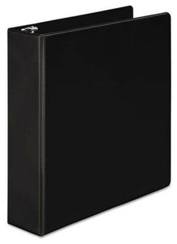 

Wilson Jones Basic Vinyl Round Ring Binder 2 Capacity Black (WLJ36844NB)