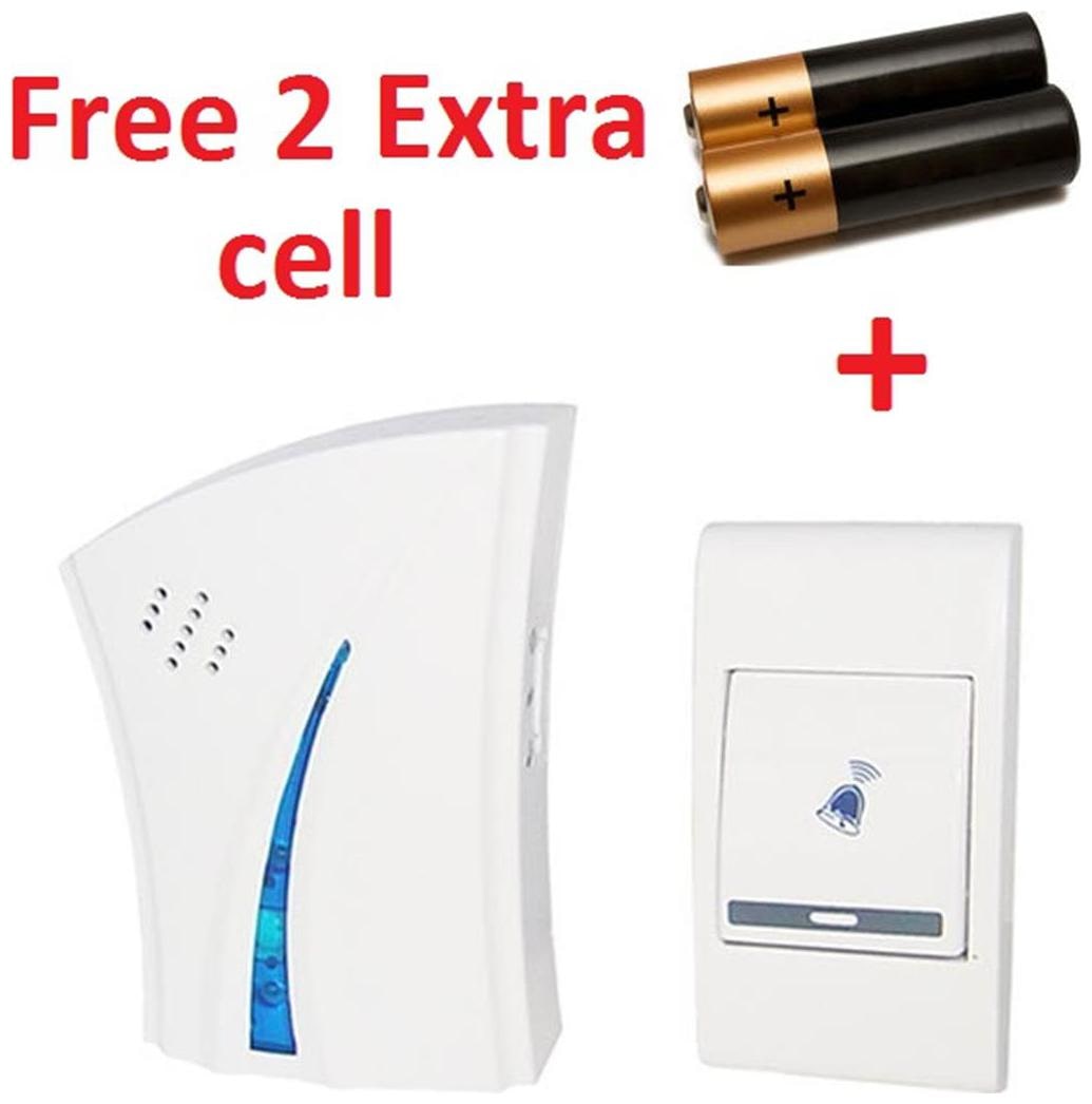 

Wireless Multi Music Door Bell Alarm For Offices With Free 2 Extra cell Battery (Assorted Design)