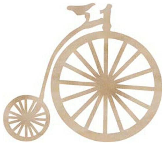 

Wood Flourishes-Pennyfarthing Antique Bike With Large Front Wheel
