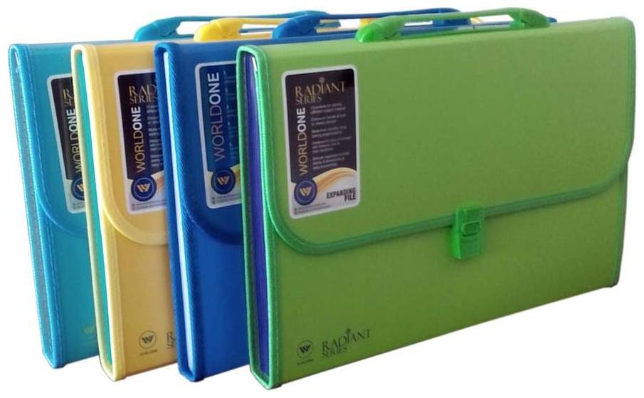 

Worldone Expanding File 13 Pockets Set of 4