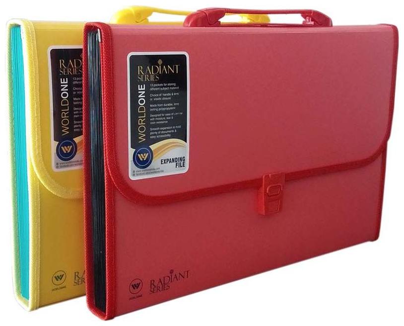 

Worldone Expanding File 13 Pockets Set of 2