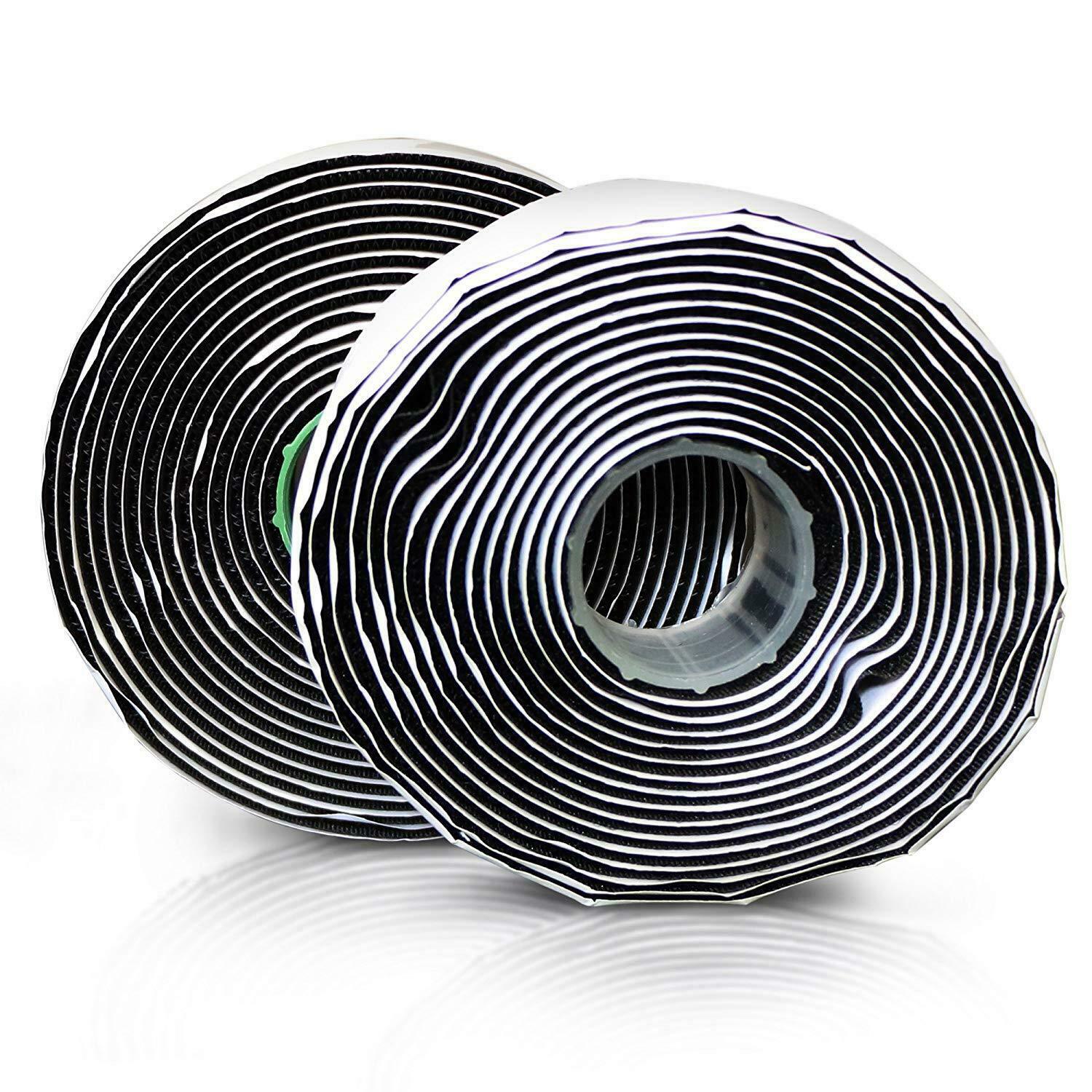 

XFasten Hook and Loop Black 1-Inch x 10-Foot