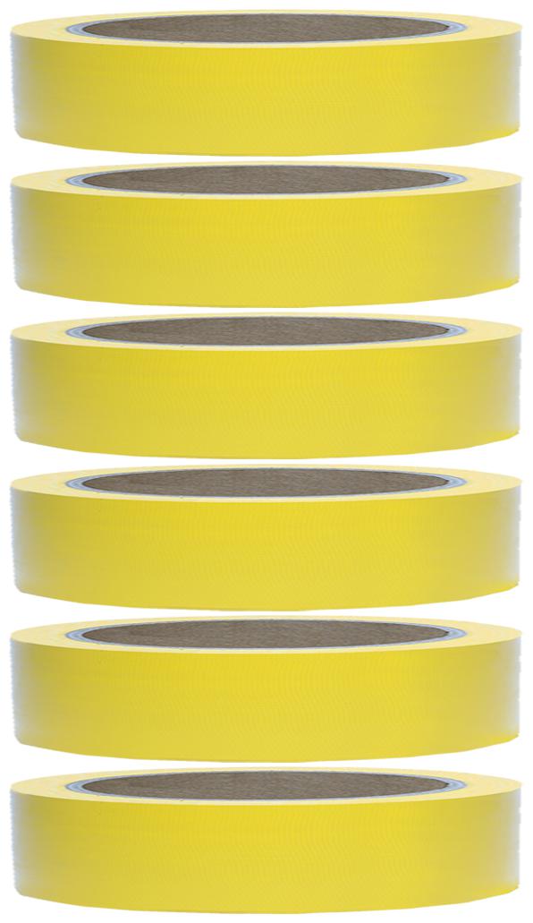 

VCR Yellow Duct Tape - 18 Meters in Length 24mm 1 Width - 6 Rolls Per Pack
