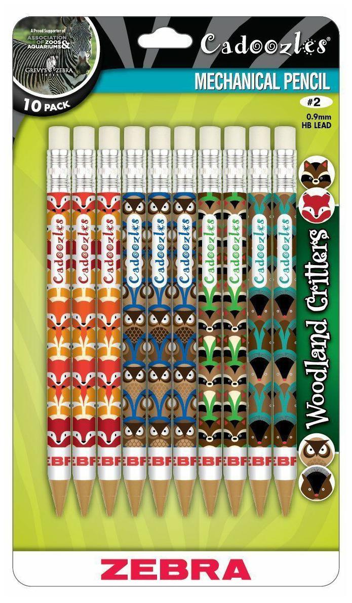 

Zebra Mechanical Pencils Cadoozles Assorted Designs