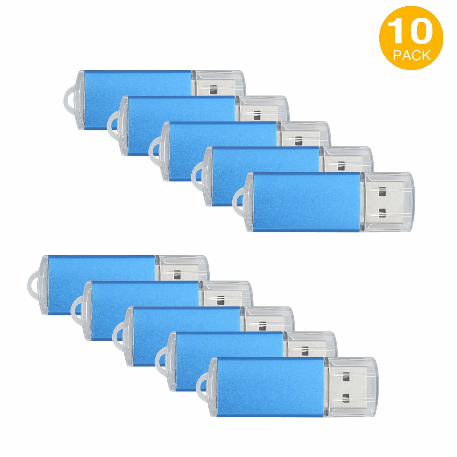 

10PCS 16GB USB 2 0 Flash Drives Rectangle Model Memory Sticks Thumb Pen Storage