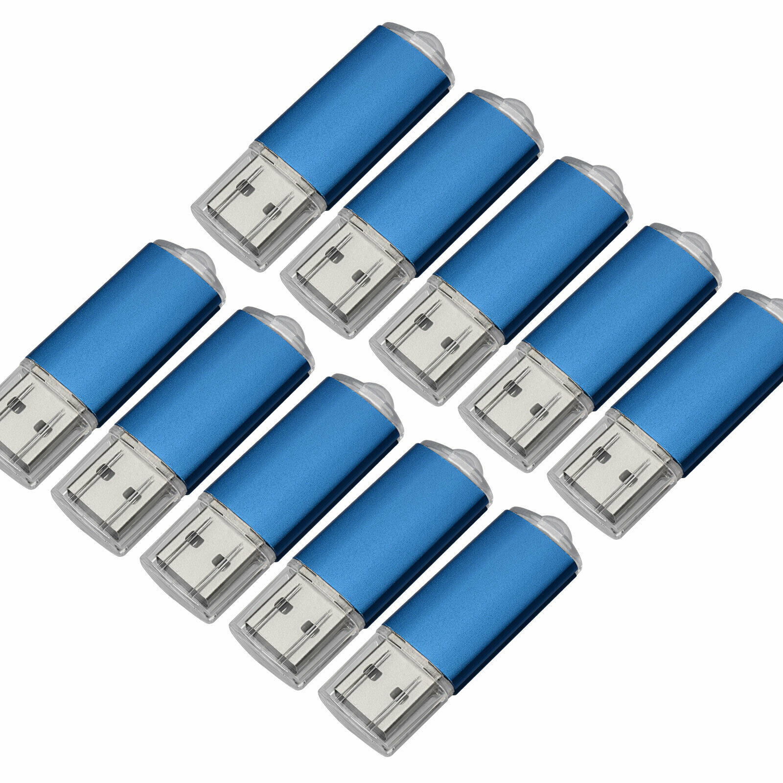 

10pcs 1G 2G 4G 8G 16G USB 2 0 Flash Drive Memory Sticks Pen Drive Rectangle Disk