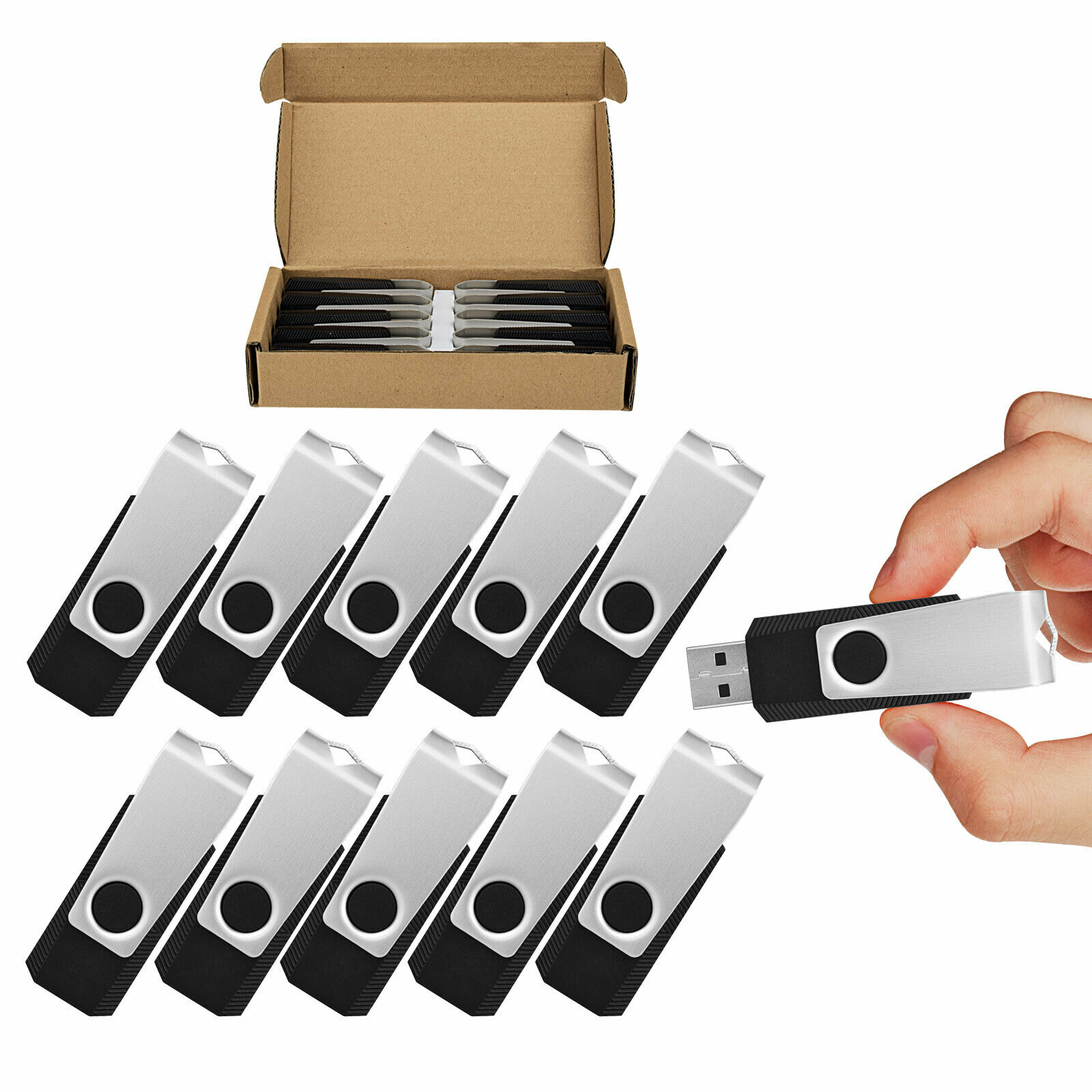 

10PCS 1GB2GB 4GB 8GB 16GB USB Flash Drives Thumb Pen Drive Memory Sticks U Disks