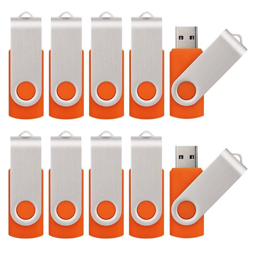 

10PCS 8GB Swivel Flash Drive Pen Drive USB 2 0 Enough Memory Stick Thumb Drive