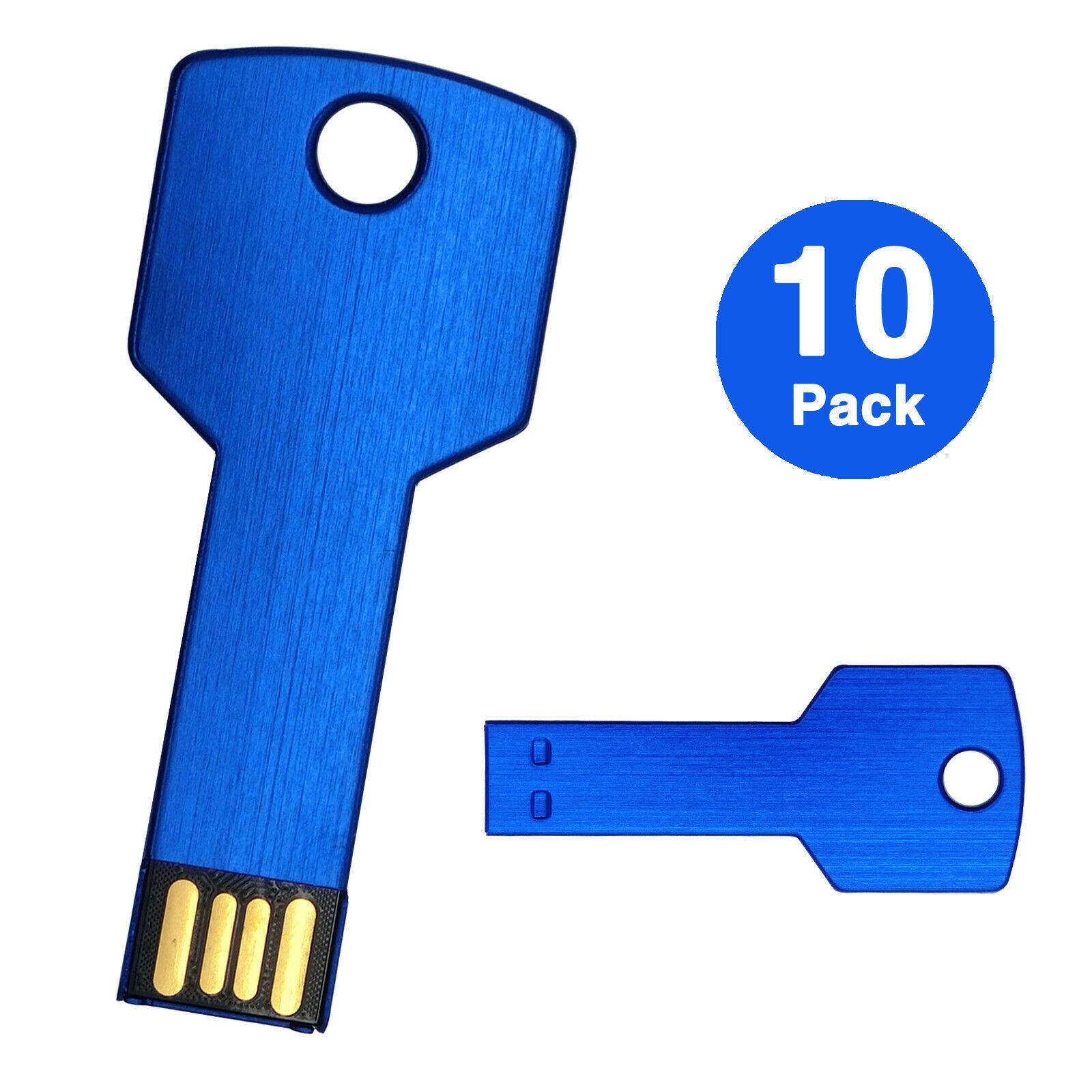 

10PCS Metal Key 1GB USB Flash Drives Thumb Memory Stick Storage Flash Pen Drive