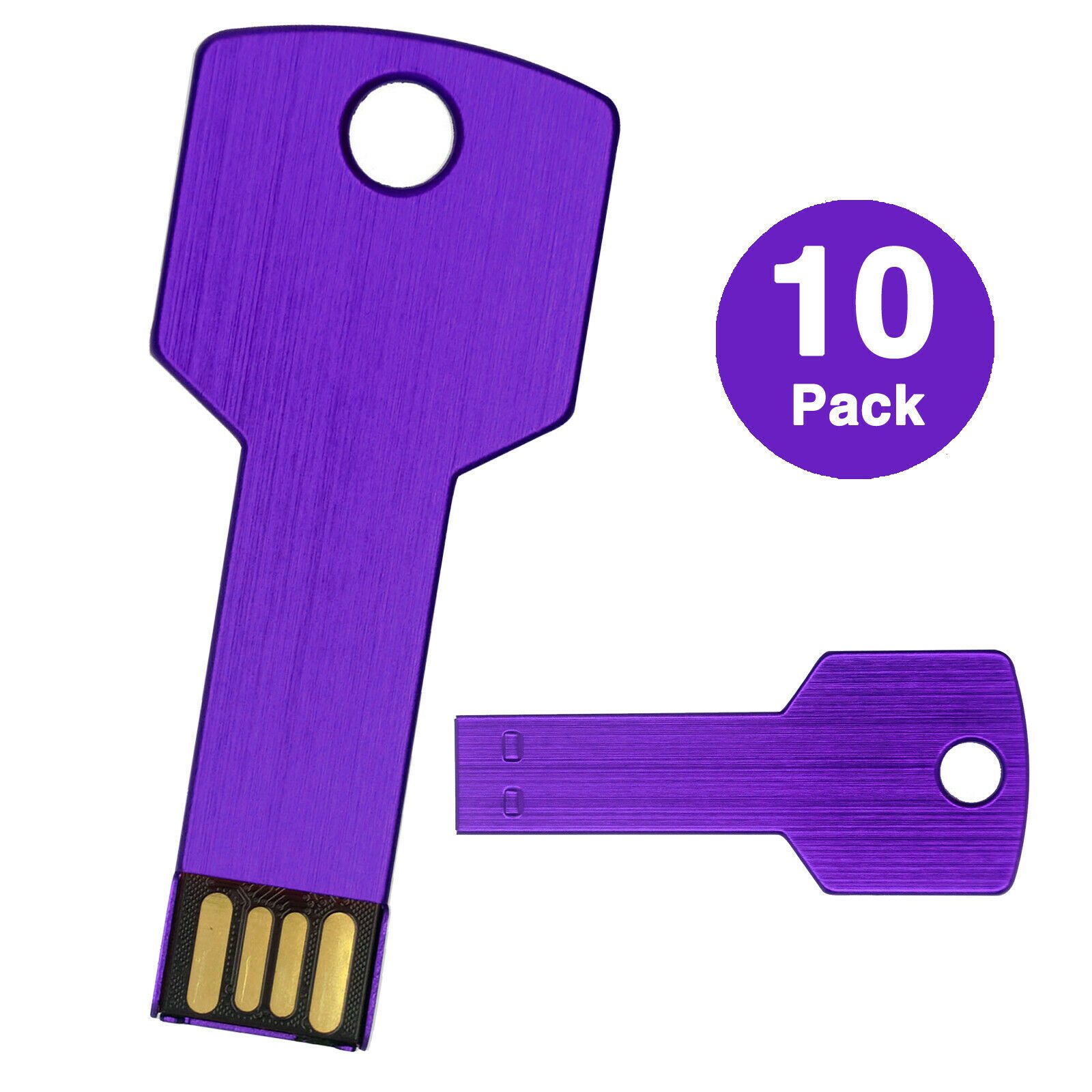 

10PCS Metal Key 1GB USB Flash Drives Thumb Memory Stick Storage Flash Pen Drive