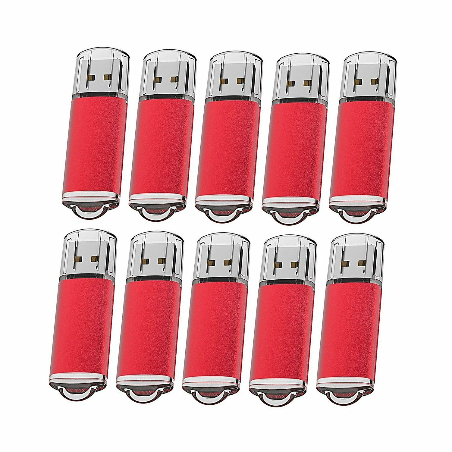 

10x 1G-16G USB2 0 Flash Drive Thumb Drive Jump Drive with LED Fold Data Storage