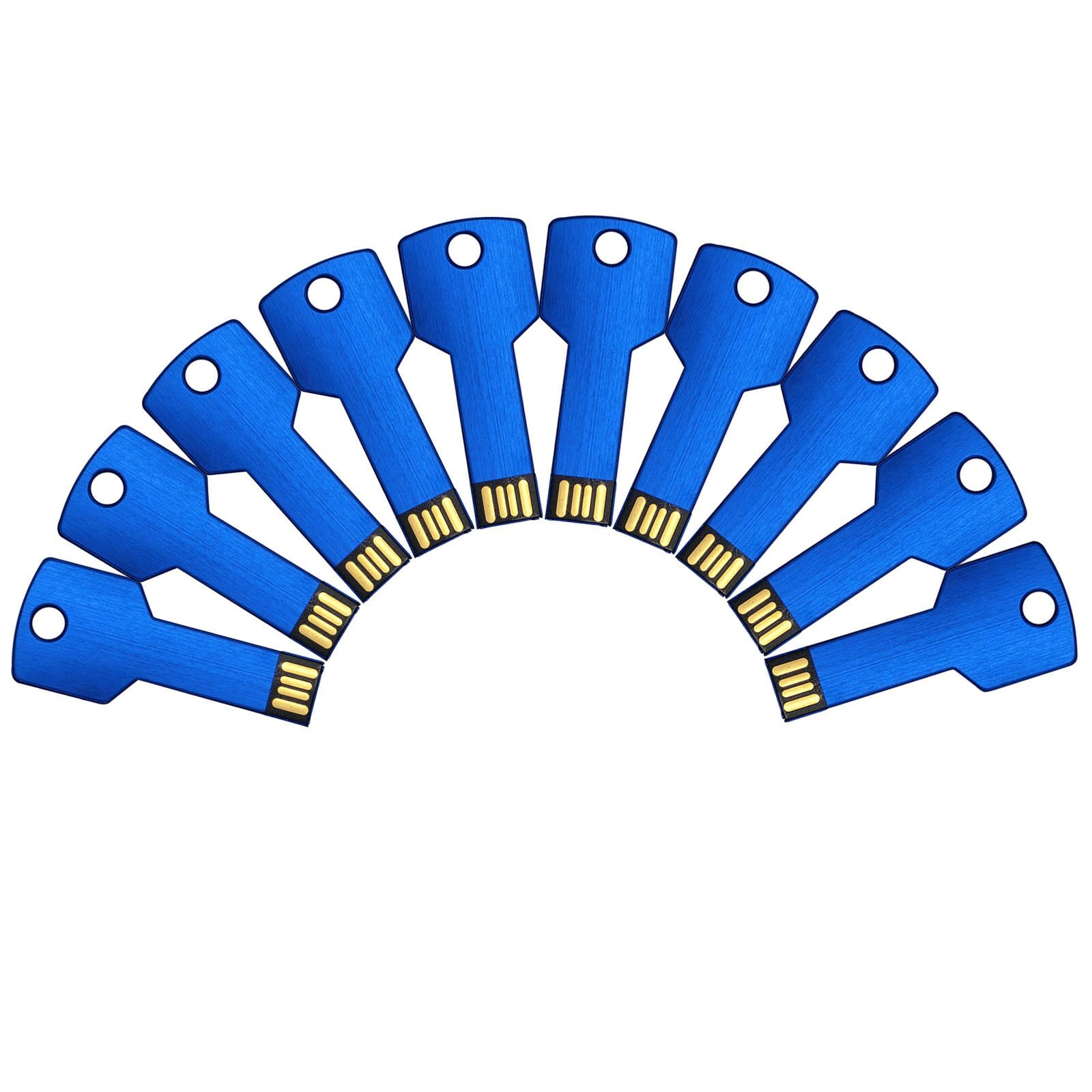 

10x 1GB Key Model USB Flash Drives Memory Sticks Thumb Pen Drives U Disks Blue