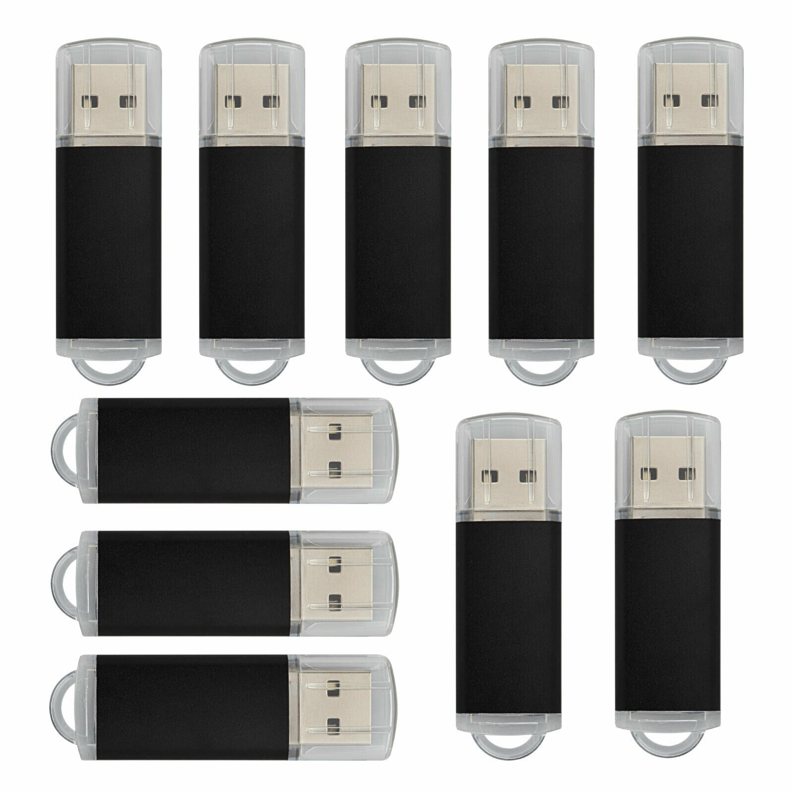 

10X16GB Enough Memory Stick Rectangle Model USB Flash Drives Thumb Pen U Disk