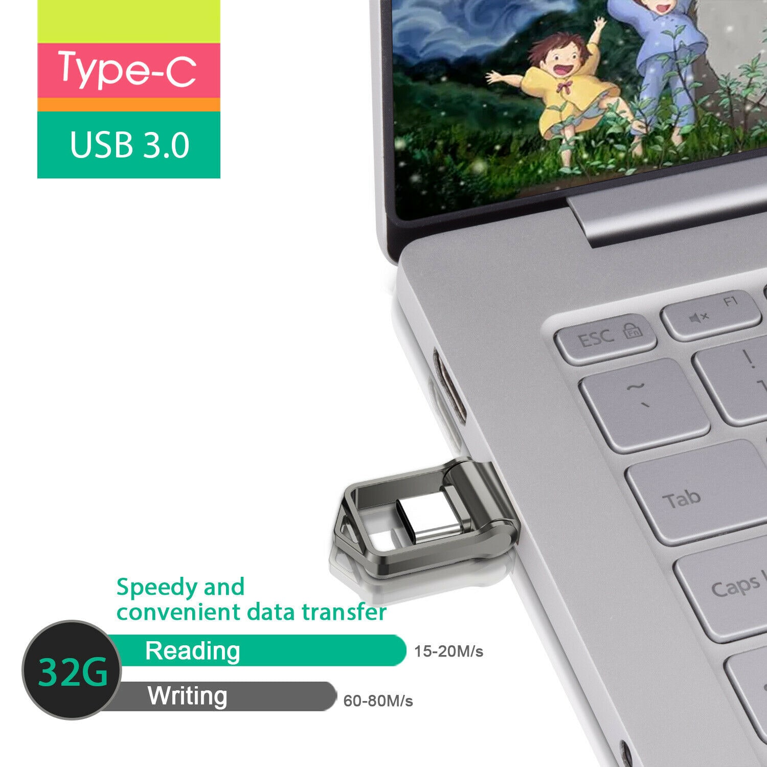 

32GB 64GB Type C Ultra Dual USB 3 0 Flash Pen Drive Memory Sticks thumb Drive