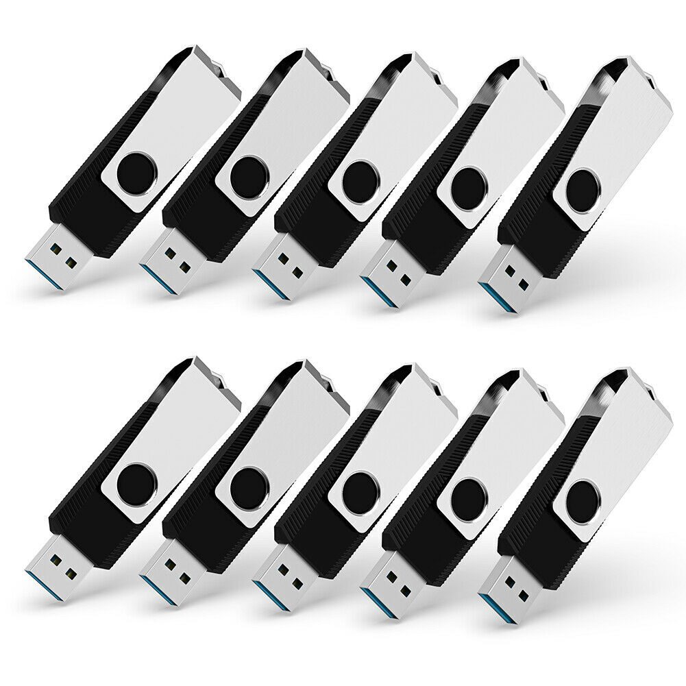 

5 10Lot 64G USB Flash Drive 3 0 Memory Stick Swivel Pen Storage U Disk 90MB S