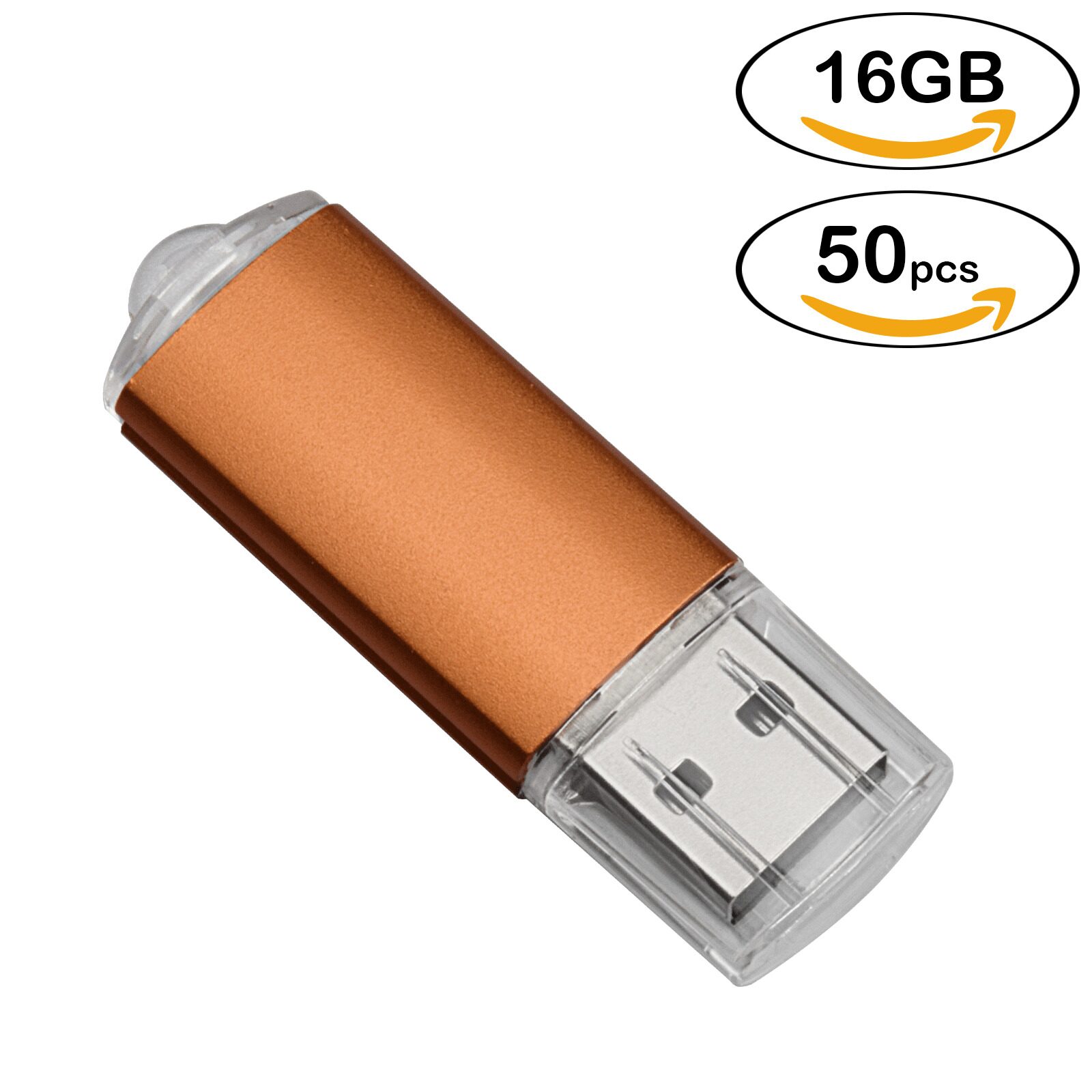

50PCS 16GB USB Flash Drive Flash Memory Stick Thumb Drive Storage Computer Mac