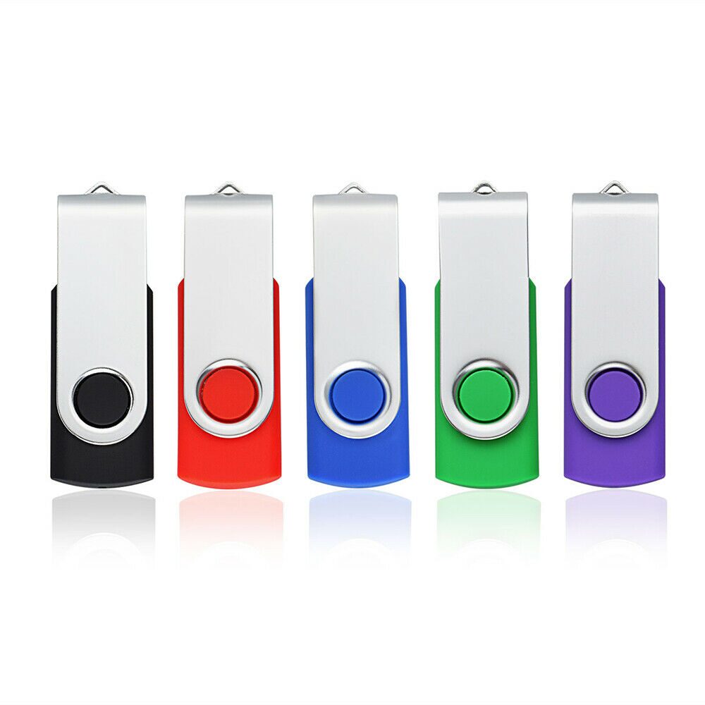 

5pcs lot Thumb U Disk 1GB-16GB Rotating Memory Stick USB 2 0 Flash Pen Drive US