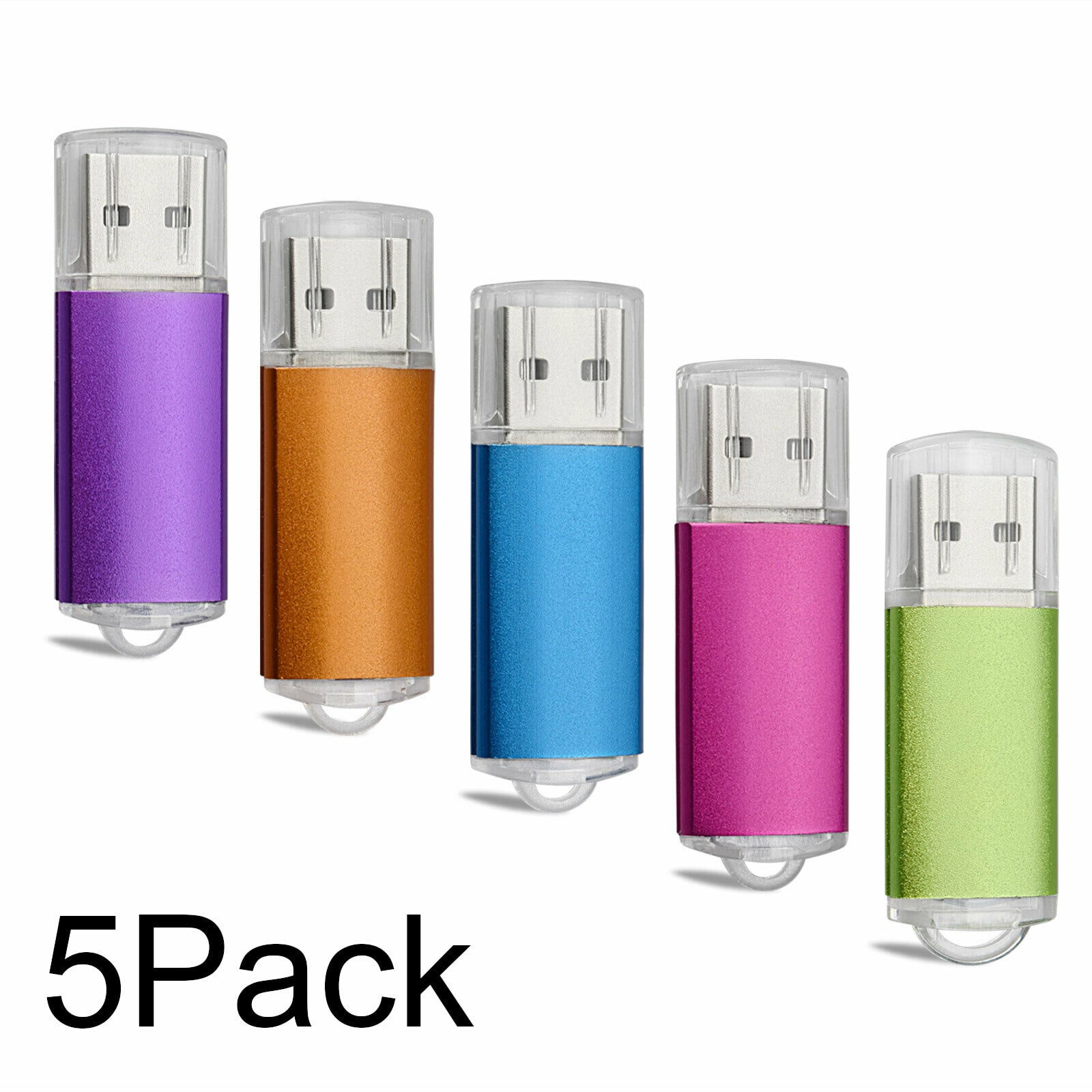 

5PCS Multicolor 16GB USB Flash Drives Thumb Pen U Disk Enough Memory Stick UDisk