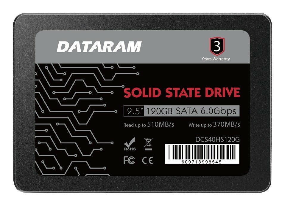 

DATARAM 120GB 2 5 SSD DRIVE FOR GIGABYTE GB-BNI7G4-1050TI
