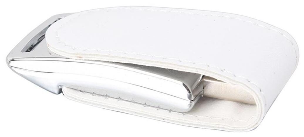 

nexShop Magnetic Metallic Leather USB Flash 8 GB USB 2 0 Pendrive ( White )