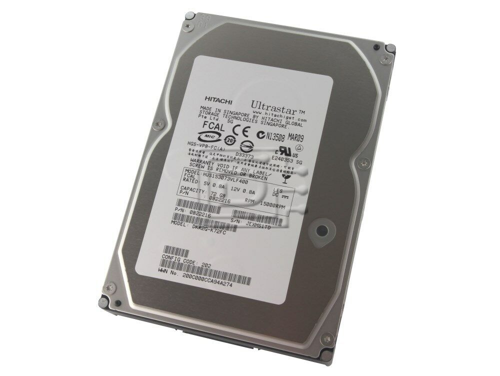 

Hitachi Fibre Fiber Channel Hard Drive 0B22216