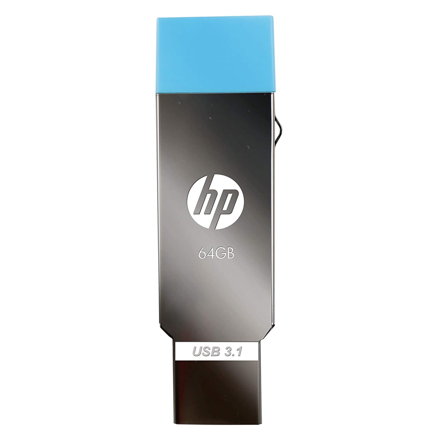 

HP X302m 64 GB USB 3 1 Type A Micro USB Pendrive ( Silver )