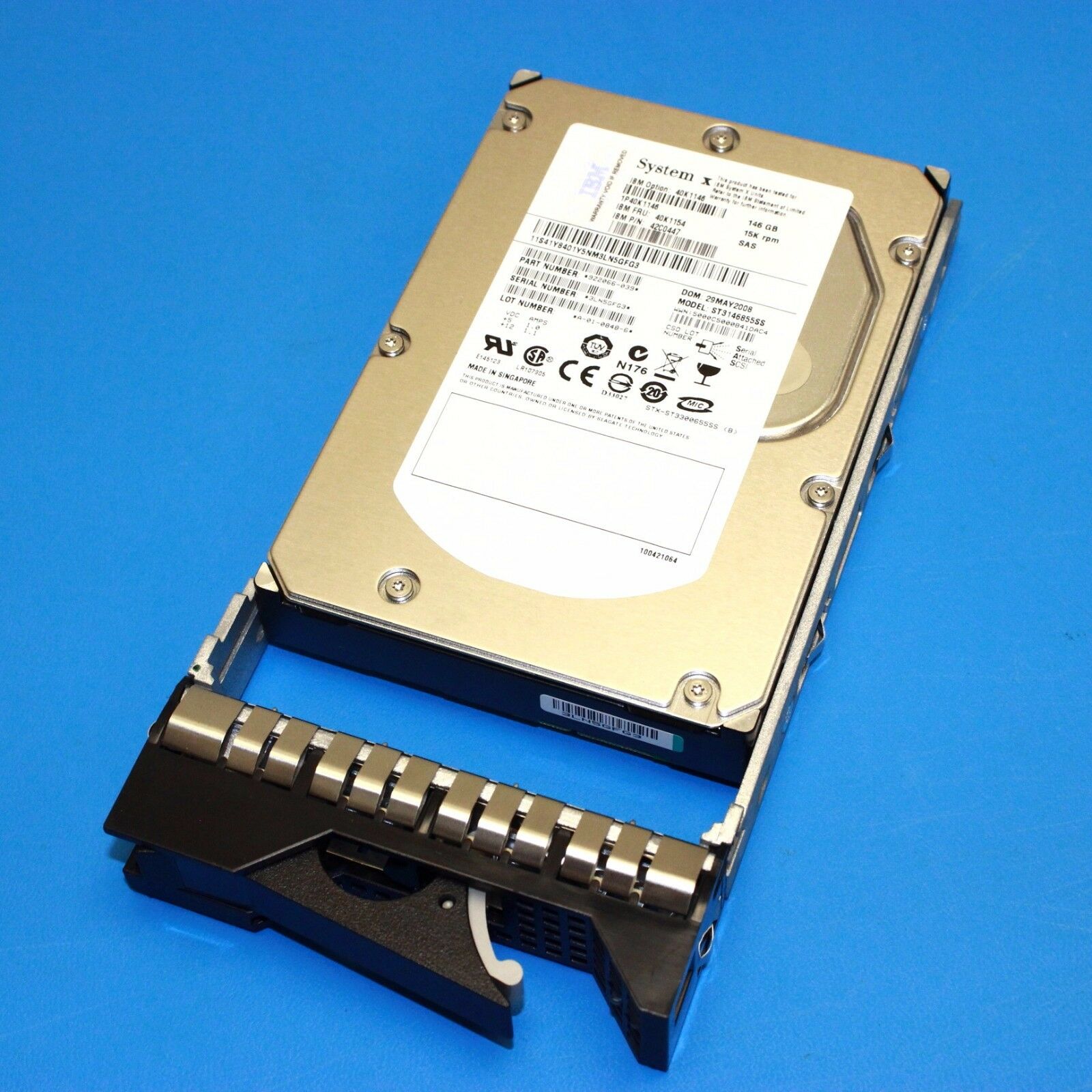 

IBM 40K1146 Hard Drive 146GB 15K HS SAS Original