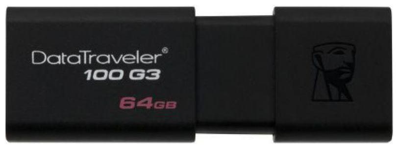 

Kingston DataTraveler 100 G3 64GB USB 3 1 Pen Drive (DT100G3 64GBIN)