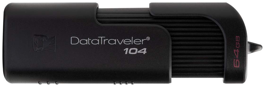 

Kingston DT104 64GBIN 64 GB USB 2 0 Pendrive ( Black )