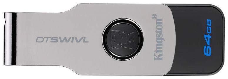

Kingston 64 GB USB 3 1 Pendrive ( Black Silver )