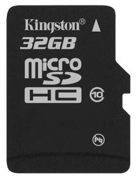 Kingston MicroSDHC 32 GB Class 10 Memory Card