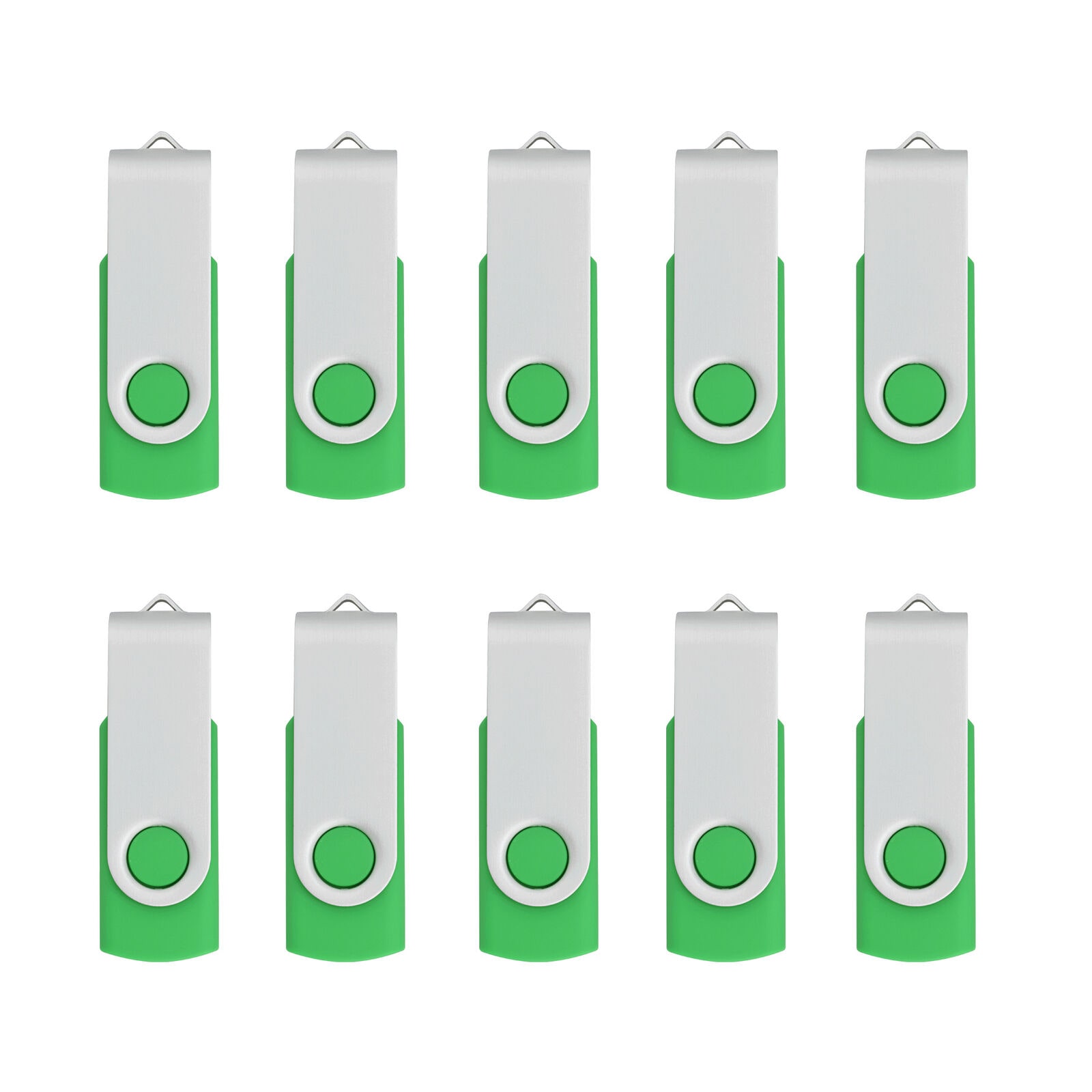 

Kootion 10 Pack 8GB USB 2 0 Flash Drives Rotating Thumb Drive Memory Sticks Pen