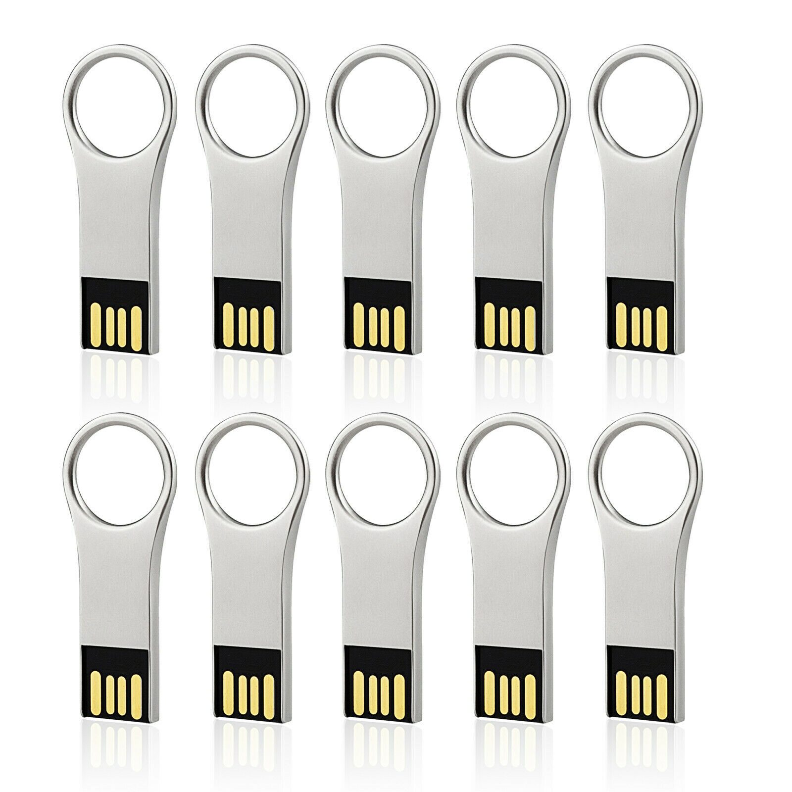 

Kootion 10 Pack 32GB 2 0 USB Waterproof Metal Key Design Flash Drives Thumb Pen