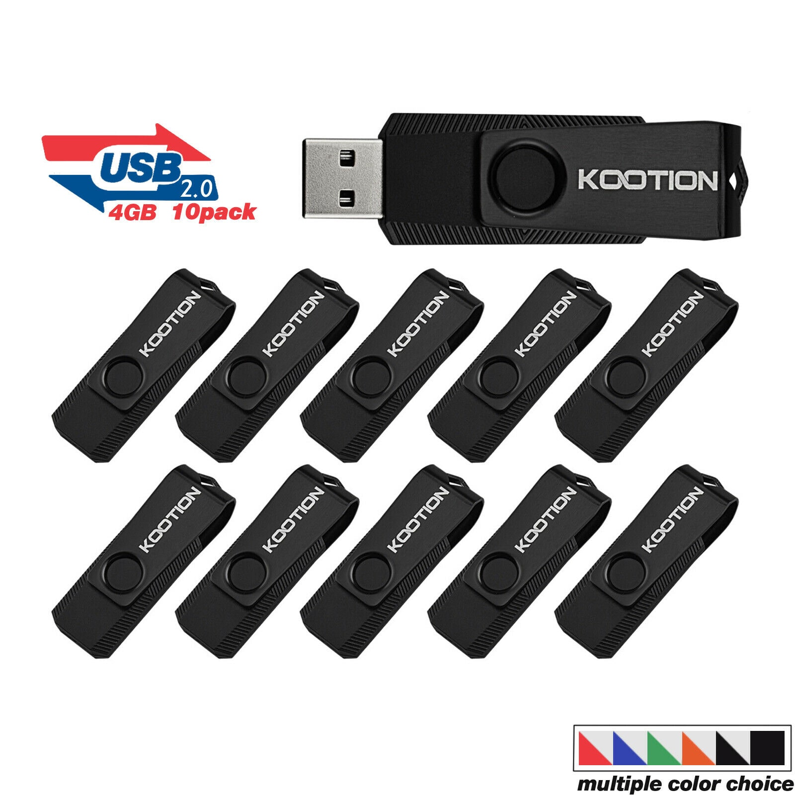 

Kootion 10PCS 1G 2G 4G 8G 16G 32G USB 2 0 Flash Drive Memory Thumb Pen Drives
