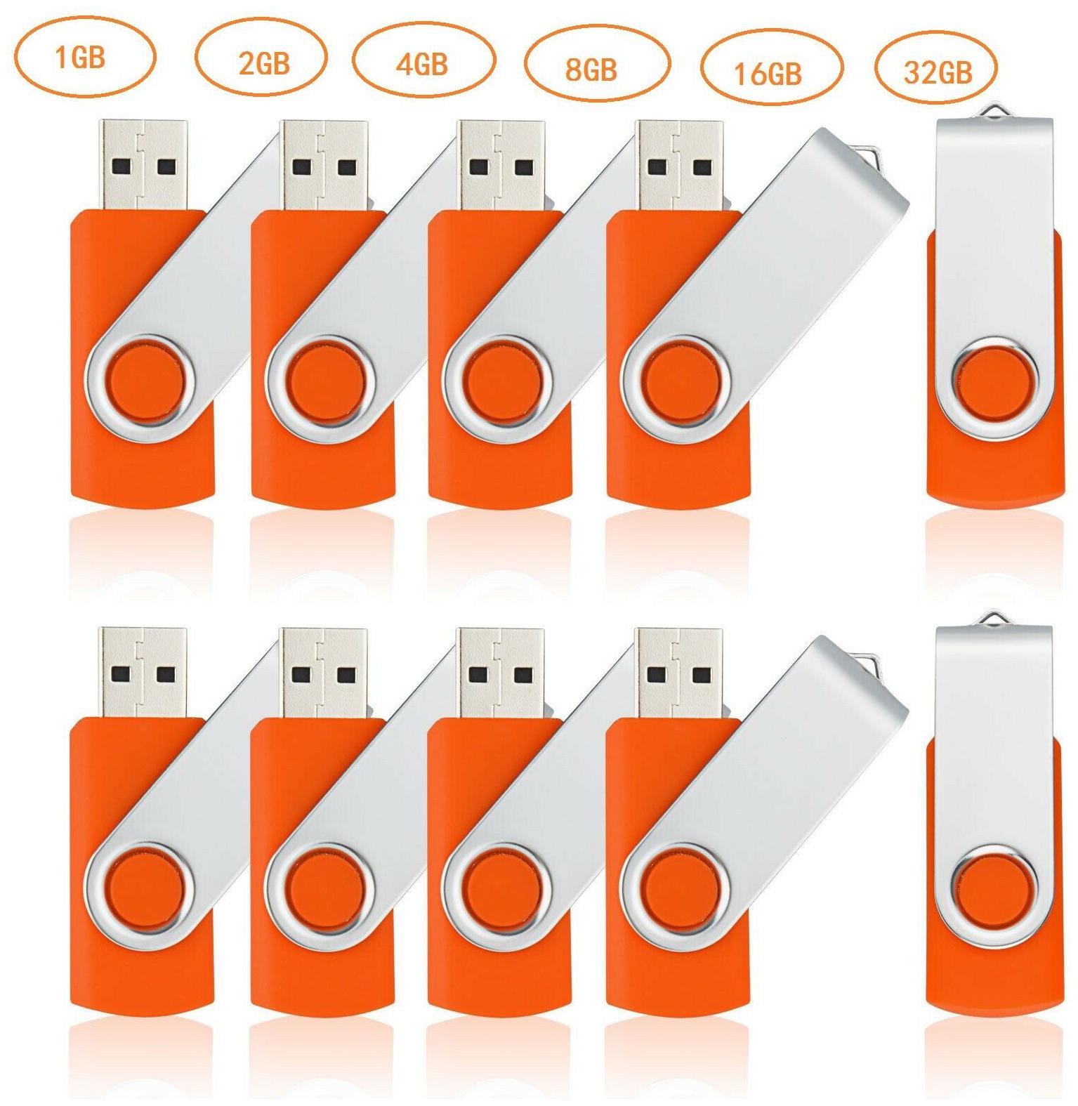 

Kootion Metal Rotating Design 10 20 Pack 1G 2G 4G 8G 16G 32G USB 2 0 Flash Drive
