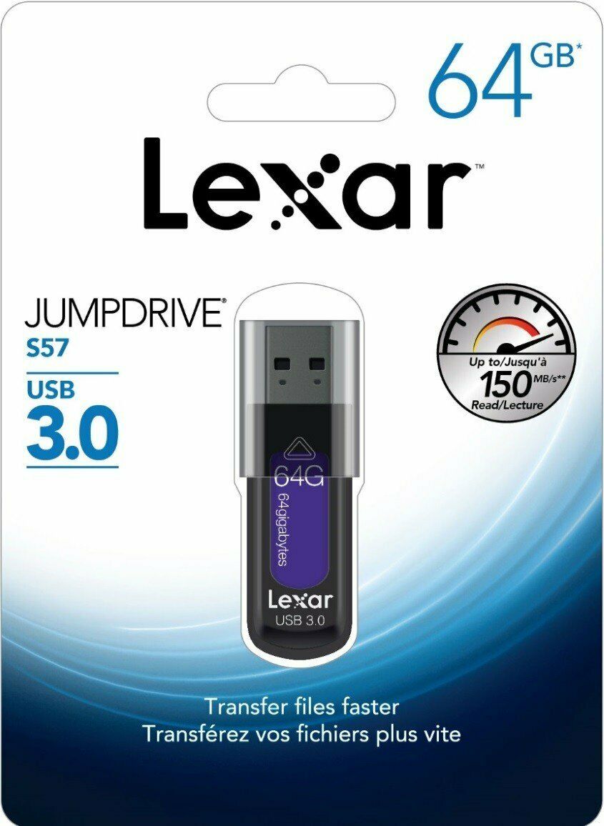 

Lexar JumpDrive S57 16GB 32GB 64GB 128GB 256GB USB 3 0 Flash Drive Wholealse