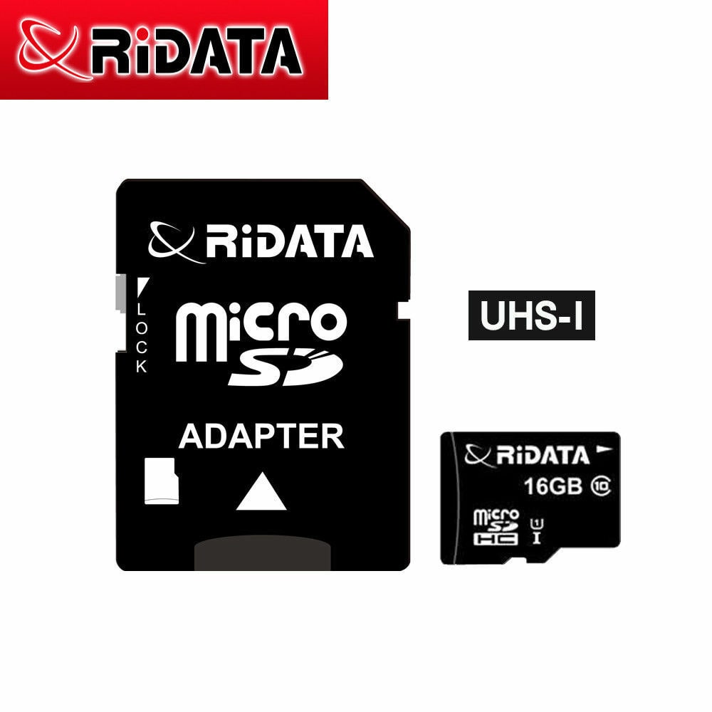 

Ridata 16 16GB 16G Micro SD SDHC Class 10 UHS-I TF Memory Card for Cell Phone