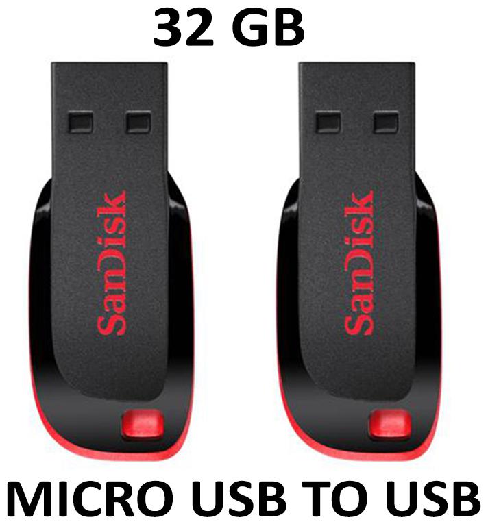 SanDisk Cruzer Blade 32 GB USB 2.0 Pendrive Multi