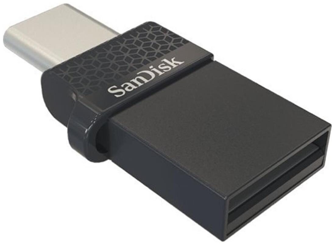 

SanDisk Dual Drive USB Type -C 128 GB USB 3 0 Pendrive ( Grey )