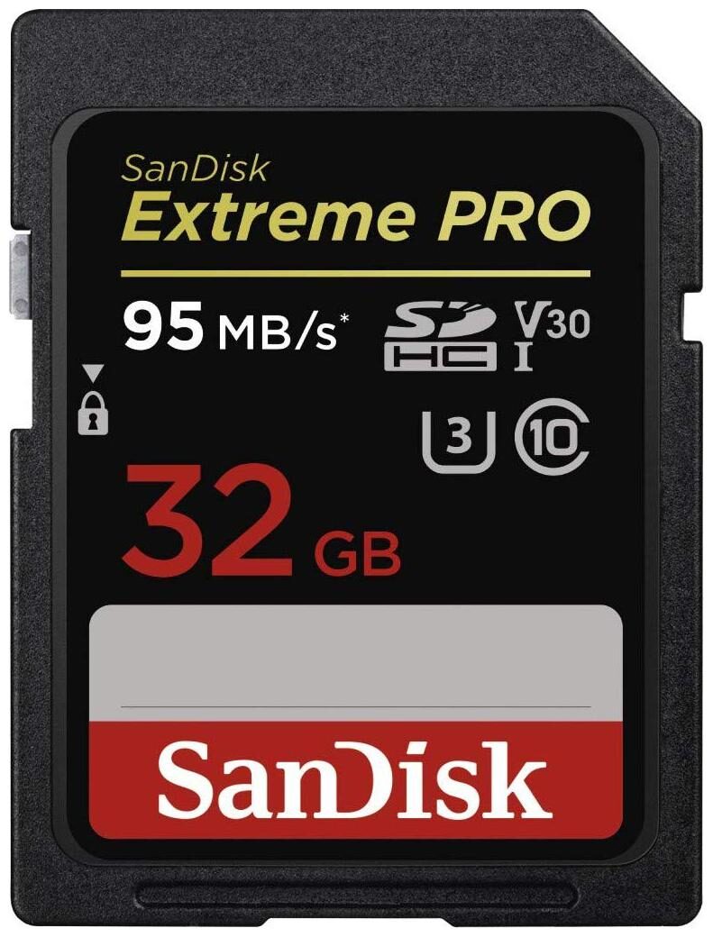 

SanDisk Extreme Pro SDSDXXG-032G-GN4IN 32 GB Class 3 SDHC Memory Card
