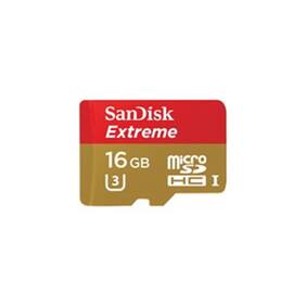 SanDisk Extreme microSDXC 16 GB UHS-I Class 3 Memory Card