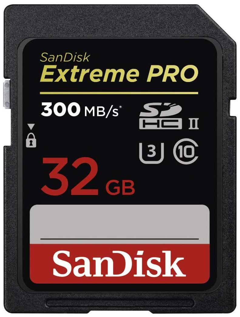 

SanDisk Extreme Pro SDSDXPK-032G-GN4IN 32 GB UHS-II SDHC Memory Card