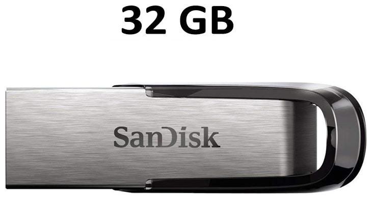 

SanDisk 32 GB USB 3 0 Pendrive ( Silver )