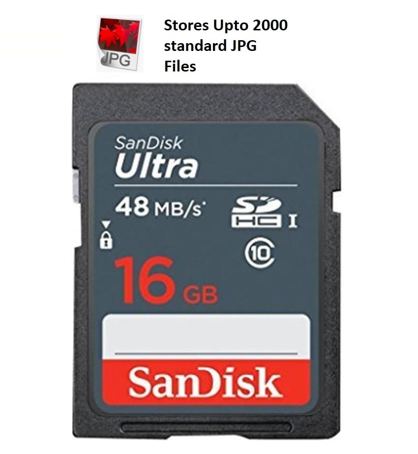 

Sandisk 16GB Ultra SDHC UHS-I Memory Card for Camera